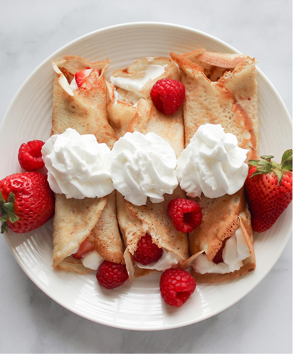 Fresh Crepes with Berries
